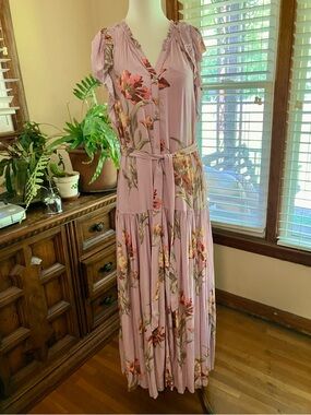 Sundance Floral Sleeveless Maxi Small